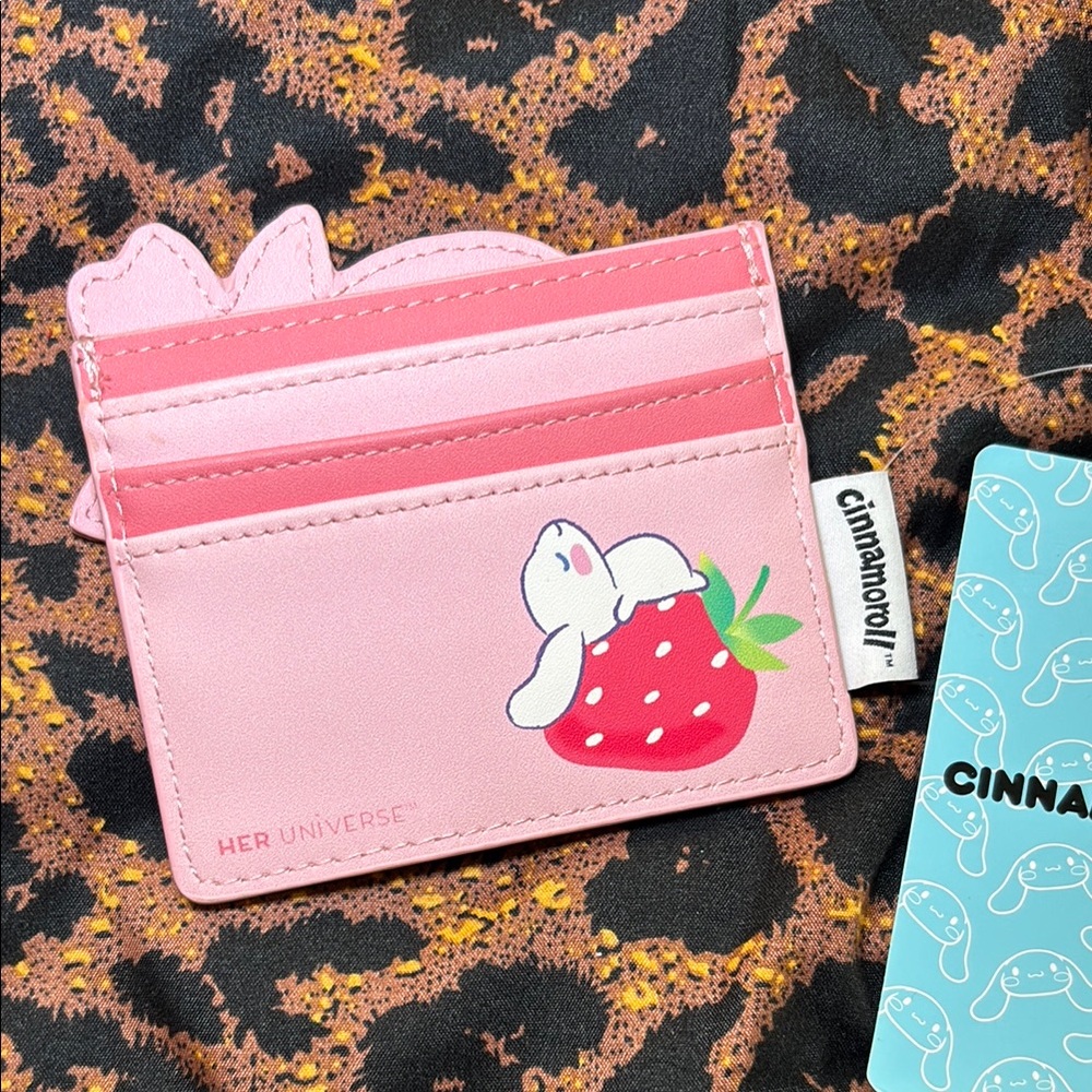 Sanrio Pink and Green Strawberry Bag